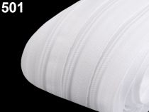 Textillux.sk - produkt Zips špirálový šírka 3 mm metráž pre bežce typu BX - 501 biela