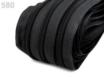 Textillux.sk - produkt Zips špirálový šírka 5 mm metráž pre bežce typu BX - 580 čierna