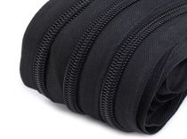 Textillux.sk - produkt Zips špirálový šírka 7 mm metráž - 2 čierna