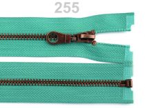 Textillux.sk - produkt Zips staromosadz 6mm deliteľný,70cm, / bundový / - 255 Emerald