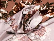Textillux.sk - produkt Žoržetový úplet bordové ruže 150 cm