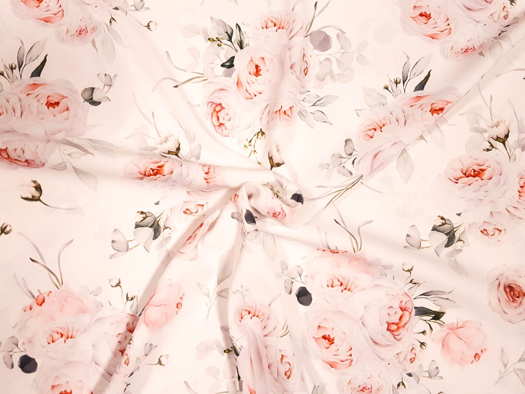Textillux.sk - produkt Polyesterová šatovka jemná ruža 145 cm