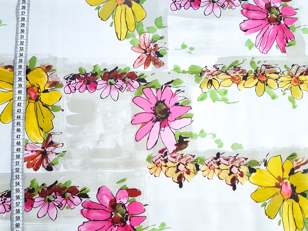 Textillux.sk - produkt PVC obrusy do interiéru a záhrady širka 140 cm - 458 maľovaný kvet