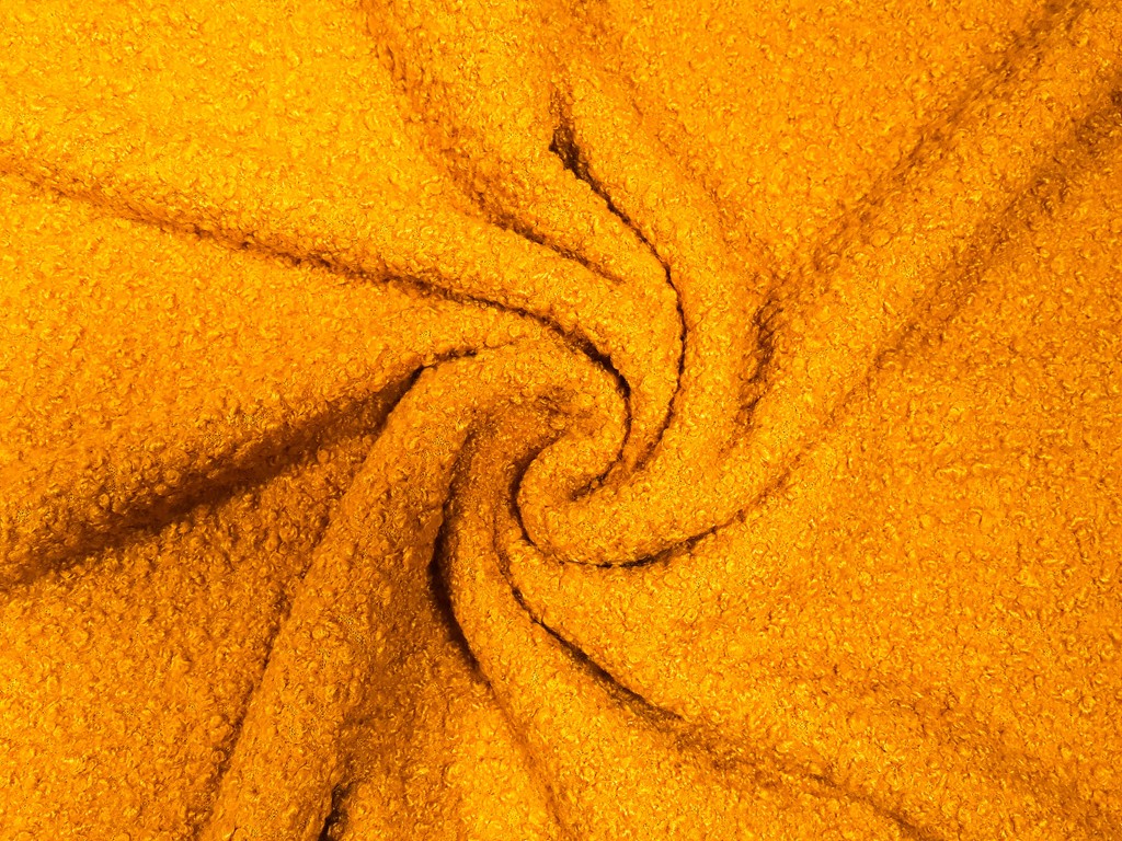 Textillux.sk - produkt Kostýmovka buklé jednofarebná 160 cm - 2- buklé, horčicová