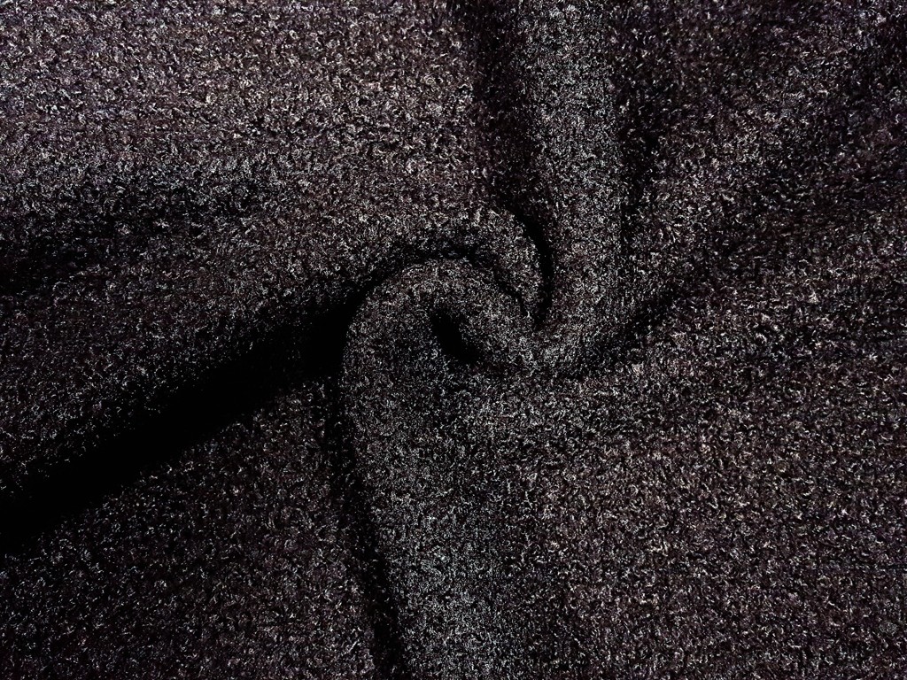Textillux.sk - produkt Kostýmovka buklé jednofarebná 160 cm - 5- buklé, čierna