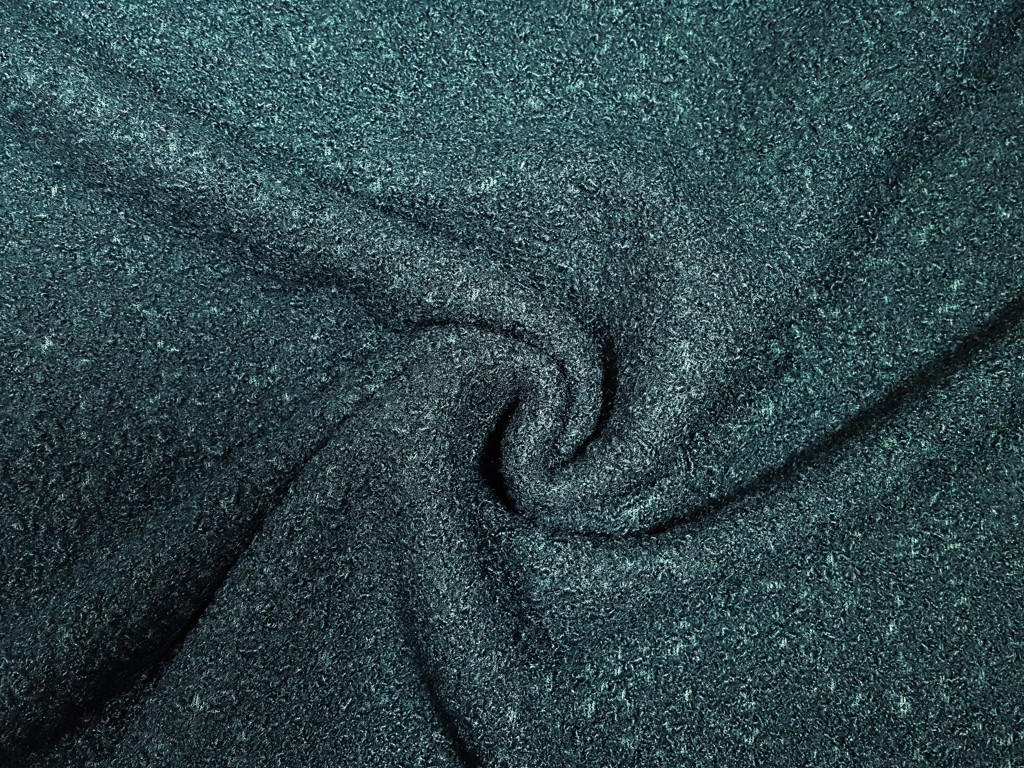 Textillux.sk - produkt Kostýmovka buklé jednofarebná 160 cm - 4- buklé, tmavozelená
