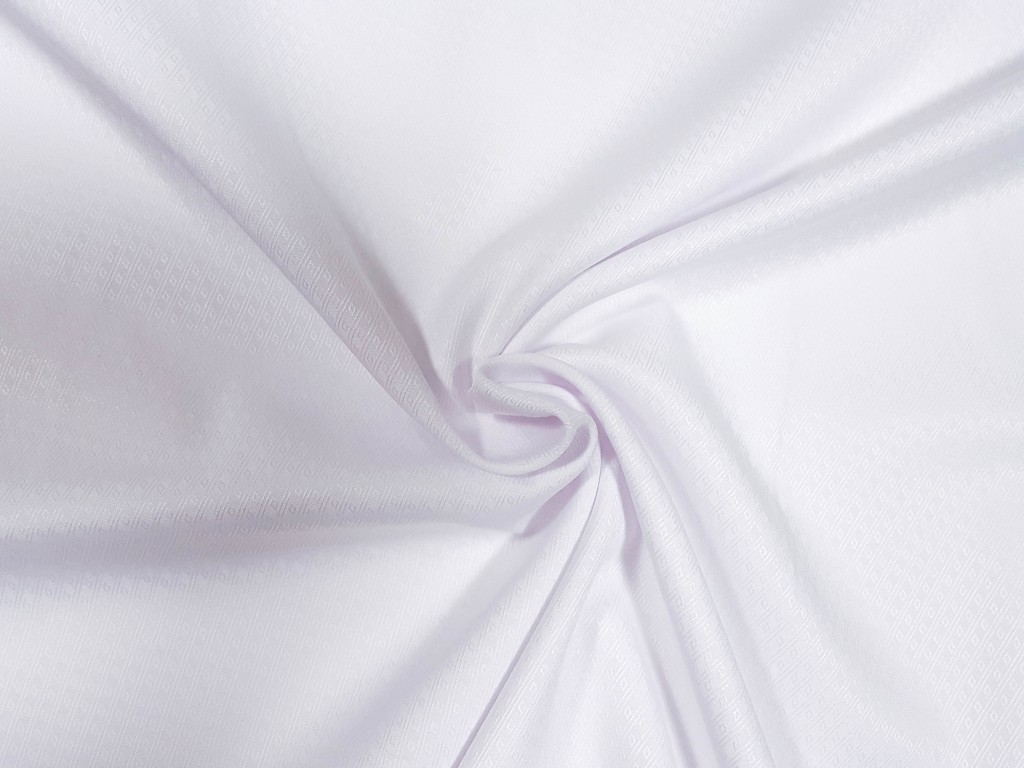 Textillux.sk - produkt Jemná košeľovina 150 cm - 2- košeľovina kosoštvorec v pásoch, biela