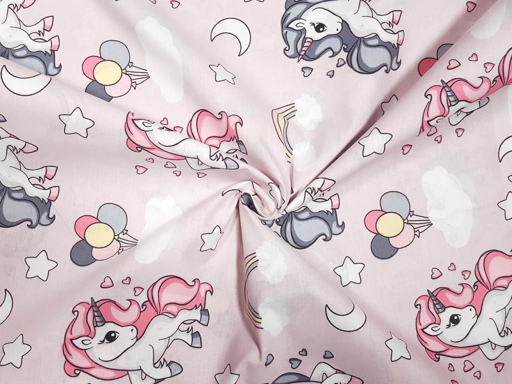Bavlnená látka jednorožec  240 cm