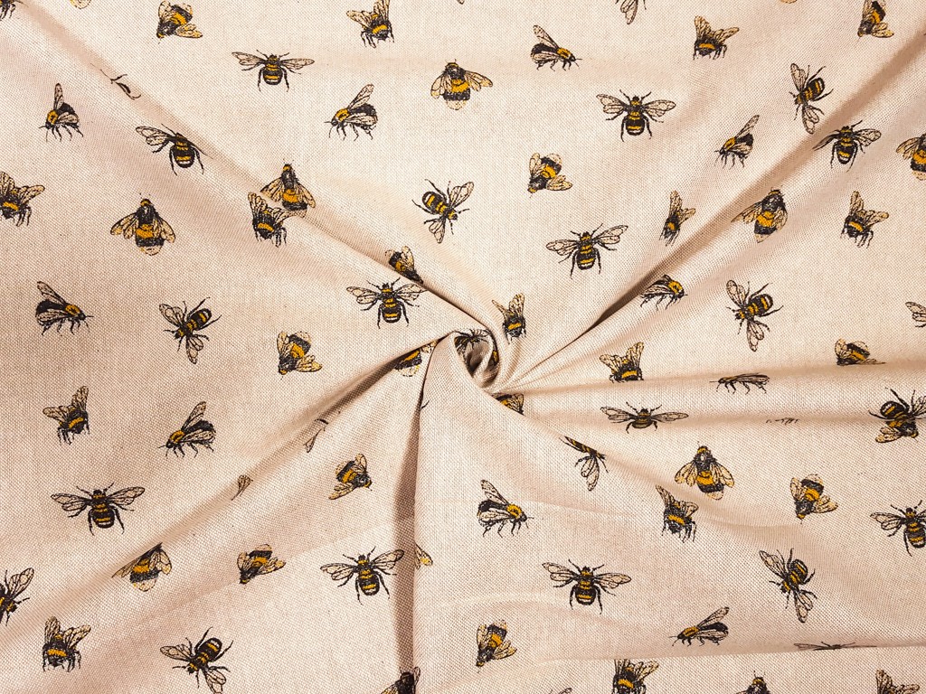Dekoračná látka včielky 140 cm