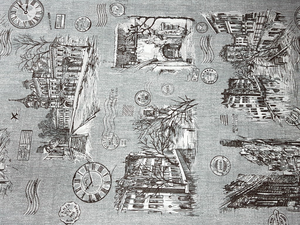 Bavlnená štóla starobylé mesto 50cm
