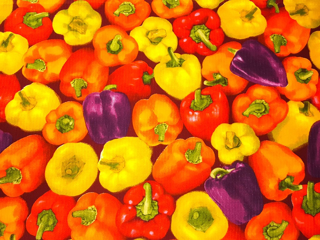 Bavlnené vaflové piké paprika 50 cm