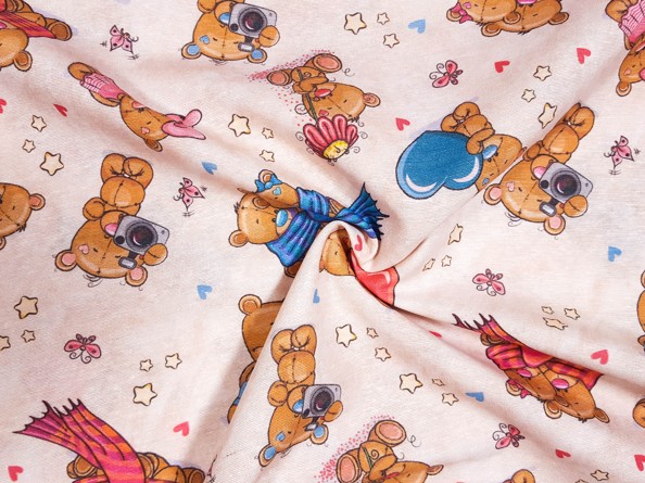 Dekoračná látka Teddy bear 140 cm