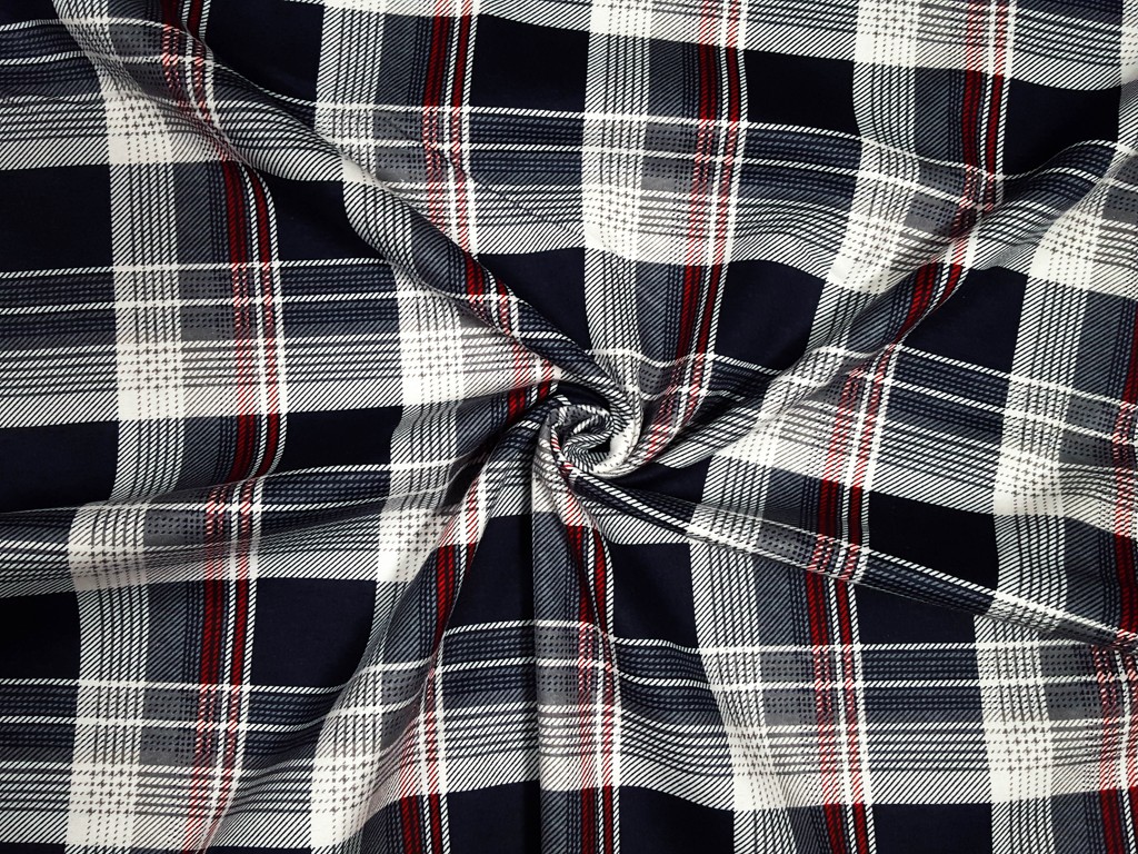 Flanel káro elegant 150 cm