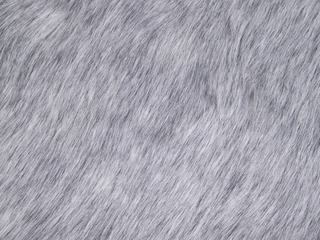 Kožušina šedá/béžová 150 cm