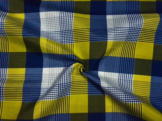 Dekoračná látka farebné  káro 140 cm