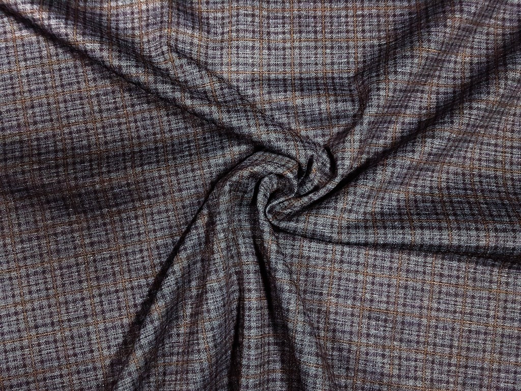 Hrubý úplet káro 150 cm