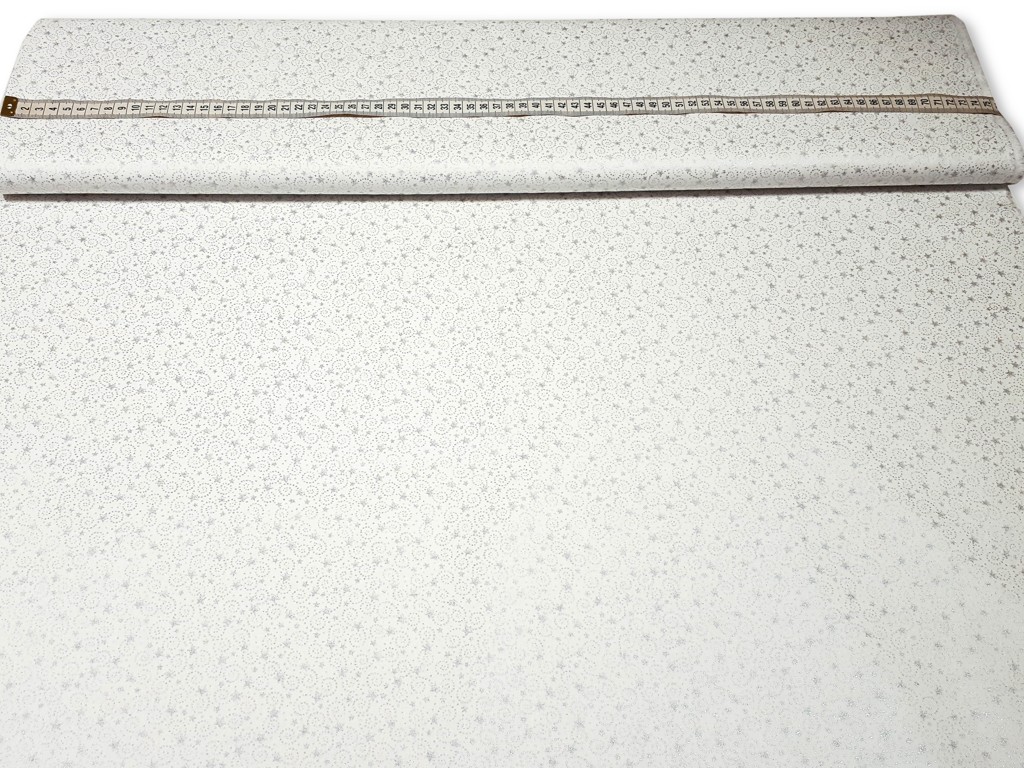 Vianočná látka hviezdy, šírka 140 cm