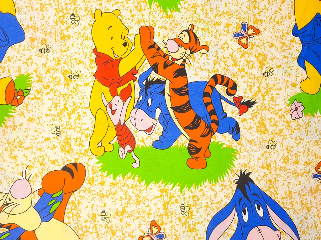 Bavlnená látka Macko Pooh 240 cm