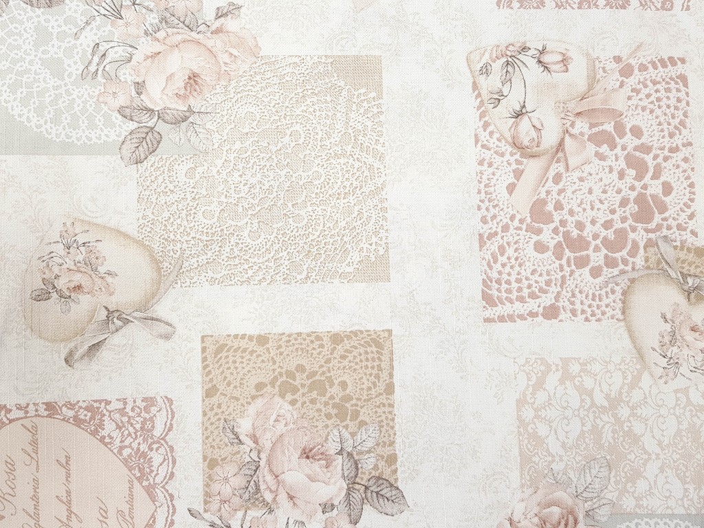 Dekoračná látka Vintage romanca 140 cm