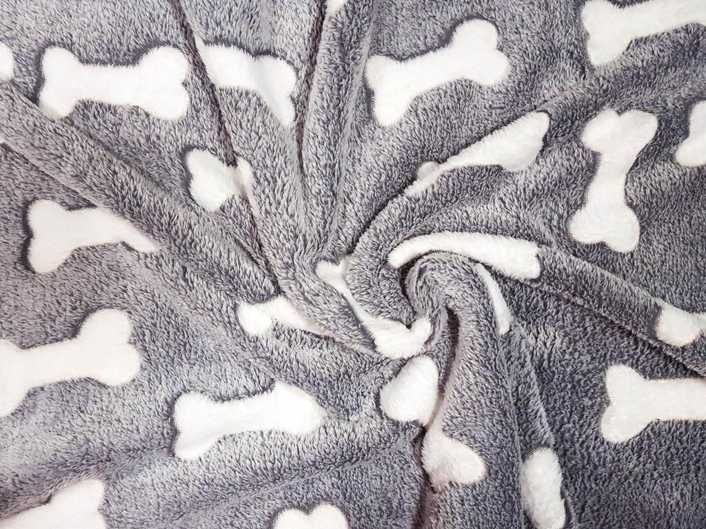 Flanel fleece kostičky 150 cm