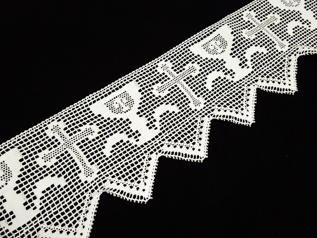 Krajka - čipka kalich 135 mm