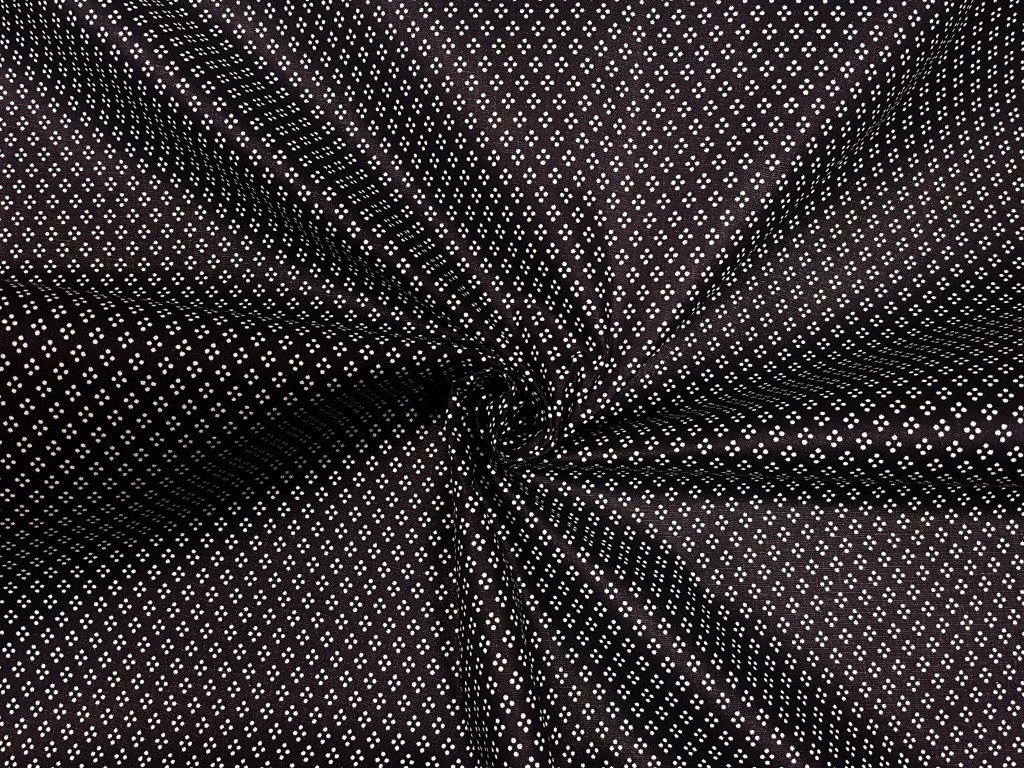 Bavlnená látka bodkovaná kocka 140 cm